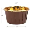 Baking Moulds 50Pcs Aluminum Foil Cupcake Cups Disposable Muffin Liners Tip Pan Ramekin Holders Little Pudding Cu