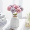 Décorations de noël hortensia en soie, fleurs décoratives pour voiture de mariage, Vase de décoration de noël pour plantes artificielles pour la maison