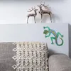 Wall Stickers Metal Gecko Ornament Lizard Decor Hanging Accessories For Home Garden