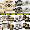 #88 David Pastrnak 100th Anniversary hockey jersey #73 Charlie McAvoy Patrice Bergeron Jake DeBrusk Shattenkirk Jeremy Swayman Linus Ullmark Brad Marchand jerseys