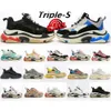 2022 New Mens Women Dad Shoes 17FW Triple S casual shoes Clear Bubble bottom men Sneakers black red Old Grandpa Trainers chaussures Sneaker Designer Shoe 36-45H