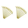 Forks 600 Knotted Bamboo Skewers Cocktail Sticks Party Tableware Toothpicks