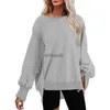 Women's Hoodies Sweatshirts Women Classical Oversized Hoodie Loose Long Sleeve Side Split Leisure Pullove Tops Autumn New Chic Sweatshirt YQ230928