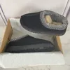 Top Tasman Zapatillas Tazz mostaza diseñador semilla Castaño Piel Diapositivas Piel de oveja Clásico Ultra Mini Plataforma Bota Invierno Mujeres Hombres Zapatos sin cordones Ante Parte superior Lana Otoño