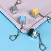 Nyckelringar Key Switch Keychain Mechanical för tangentbordsomkopplare utan LED -lätta leksaker Stressavlastningsgåvor