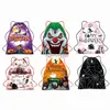 Totes Halloween Drawstring Backpack Bag Portable Double Shoulder Drawstring Strap Pocket Blood Hand Strap Pocketstylishyslbags