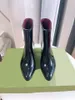 Kvinnors designer Rainboots Fashion Jelly Soft Pvc Slim High Heels 5.4cm Street Show Party Outdoor Martin Boots 35-40