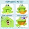 Baby Bath Toys Bubble Crab Frog Baby Bath Toy Electric Music Fun Toddler Bath Bubble Making Bathtub Soap Machine Children Bathroom Toys 230928