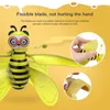 Intelligensleksaker Toy Bee Automatisk induktionssimulering Elektrisk lysande leksak laddningsbara barn Toy 230928