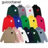 Neue 23ss Herren Paris Mode Designer Strickpullover Gesticktes Herz Rollkragenpullover Stricken Big Love Runde Männer Pullover Frauen Strickjacke Amis Sweatshirt