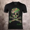 Skull Casual BEAR T SHIRT Mens Designer Tshirts Rhinestone Plein Men T-shirts Classical High Quality Hip Hop Streetwear Tshirt Philipps Top224f pp Q0M9