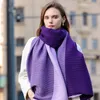 SCARVE WRAPS DUBLEDSIDDS CRUMPLED MONOCHROME CASHMERE SCARF Vinter Soft Warme Breatble Original Female Elegant Shawl Girl 230928