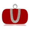 Sacs de soirée Luxe femmes sacs de soirée diamant luxe pochette fête diamants dame noir rouge chaîne sac à bandoulière sacs à main pour sac à main 230927