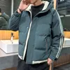 Trenchs pour hommes Manteaux d'hiver en coton court chaud jeunesse édition coréenne mode vêtements polyvalents