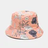Береты, хлопковая шляпа-ведро с китайским цветочным принтом, рыбацкая уличная солнцезащитная кепка для путешествий, шляпы для мужчин и женщин, 343