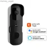 Cilbells extérieurs Smart Video Door Shell Home Wireless WiFi Camera Door Camera Tuya App Smart Control fonctionne avec l'assistant Contrôle vocal YQ230928