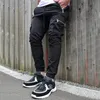 Herrbyxor gränsöverskridande Europa och USA: s Sports Leisure-dragkedja Multi-Pocket Pants Men's Fitness Running Training Pants Manufact 230927