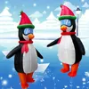 Nadmuchiwany kombinezon pingwin, halloween impreza pokazowa rekwizyty, akcesoria odzieżowe kostiumowe