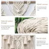 Wandtapijten Boho Macrame Muurhangend Decor Geweven Tapijt Met Kwastjes Chique Decoratie Voor Slaapkamer Woonkamer Appartement