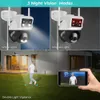 Объектив видеонаблюдения 8MP Двойной экран PTZ Wi-Fi Камера наблюдения AI Обнаружение человека Bluetooth Connectinvity 3 режима ночного видения IP66 Водонепроницаемый ICSEE YQ230928