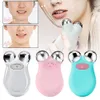 Face Massager Mini Micro-Current Face Massager Lifting Skin Tightening Beauty Device Remove Wrinkle Skin Rejuvenation Toning Massage 230927