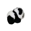 Plysch nyckelringar 8*12 cm fluffig liten panda plysch fylld djur nyckelring härlig brinquedos peluche ryggsäck hänge prydnad flicka födelsedagspresent 230927