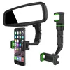 Universal Rotate 360 ​​Degrees Car Rearview Mirror Suspension Mount Telefonhållare för smartphone GPS -bilspegel Telefonhållare199C