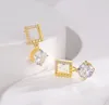 خطاب Zircon أقراط بأسعار معقولة أزياء فاخرة حلوة الأقراط الإبرة الفضية عالية الإبرة المتخصصة