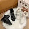Botas de luxo botas de neve de inverno mulheres 2021 novo couro simples redondo tubo curto quente mais veludo sapatos de algodão mulheres botas de alta qualidade x0928