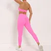 Active Set Gym Two Piece Set for Women Backless Sport Sexig Crop Top Yoga Fitness Sportwear Women's Workout Clothing Groups of Pant