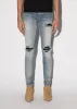 Designer jeans jeans split pantaloni in denim slim fit hip hop bottone hip hop maschi elastic womens bule slim viola jean true 765635377
