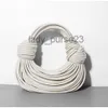 Evening 2023 Lady Brand Bags Dumpling High Knot Women Cassette Totes Double Handbag Noodle Botteega Ladies Bag Quality Designer Bvbag Purse Leather Round V18k