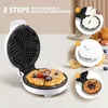 Electric Baking Pans Household small electric baking pan waffle machine egg waffle machine egg roll cake sand breakfast machine L230928