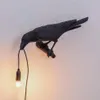 壁のランプイタリアの鳥類ランプ編集動物レイヴン家具ライトsconceリビングルームベッドルームベッドサイドホームデコール2578
