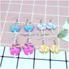 Stick Rainbow Lollipop Earrings Earring Candy Costume Trendy Style Woman Girl Jewelry Drop Drop Delivery Smtqe