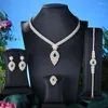 Necklace Earrings Set Kellybola Luxury Gorgeous Women Cute Noble Bangle Ring 4PCS Jewelry Charm Brides Wedding Jewellery