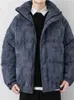 Men's Down Parkas Juspinice Down Jacket Men Winter Fashion Jacket Coat Solid Windproof Oversized Hip Hop Streetwear Blue Y2k Jackets Mens 230927