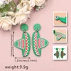 Dangle Earrings 1pair Top Fashion CN Drop Mexican Hat TRENDY Acrylic Jewelry For Women