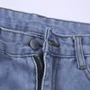 Jeans da donna Streetwear Jeans casual da donna Harajuku Gambe larghe Jeans oversize a vita alta con pantaloni in denim stampato a cuore dolce Taglia S-XXL 230928