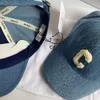 C Hut Baseball Caps Designer Hüte Hut für Männer Frauen Modische Cowboy Blau Baseball Kappe Kappe Sonnencreme Celi Hut KFZG Y9CJ