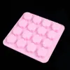 Cake Tools Pet Cat Dog Paws Silicone Mold 16 Holes Cookie Candy Chocolate Diy Mold Decorating Baking Handmade Soap208h