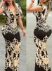 Basic Casual Dresses 2023 Summer Dresses for Women Baroque Leopard Print Sleeveless Bodycon Dress Vestidos De Mujer Casual Elegant Mini Robe Female T230928