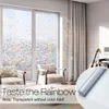 Väggklistermärken fönster integritetsfilm regnbågen klingar 3D dekorativ vinylfärgad glasdekaler Statisk klistermärke 230927
