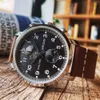 Relógios de designer de fábrica limpa da série IWCS Iws Pilot Military Watch Tendência da moda masculina clássico verdadeiro relógio à prova d'água relógio mecânico automático masculino 36bh