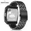 Orologi da polso NORTH EDGE Cronometri sportivi Orologi digitali da uomo militari 50 M Allarme multifunzione impermeabile CYBER Retroilluminazione a LED Smart