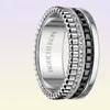 Diamond inlaid ceramic full diamond gear can rotate wide version lovers039 jewelry love comes Qi Wei039s same ring4139930