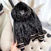 Hats Scarves Gloves Sets 2023 Brand Imitation Cashmere Scarf Lady Letter Style Warm Autumn And Winter Shawl