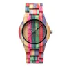 SHIFENMEI Watch Colorful Bamboo Fashionable Atmosphere Exquisite Glass Watches Natural Ecology Delicate Buckle Simple Quartz Wrist243r