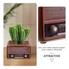 Vazen Succulente Pot Bloempot Decoratieve Tuin Planter Radio Plantcontainer Creatieve Hars