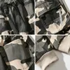 Pantaloni da uomo Autunno Camouflage Jogger Uomo Cargo Pantaloni militari tattici all'aperto Pantaloni casual in cotone felpato